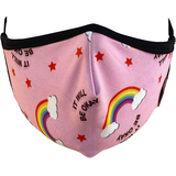 Jumpstart Dreamy Sky Combo Adjustable Youth Reusable Face Masks, English, 2-pk, Assorted Sizes Front_Flat