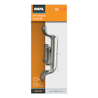 Poignée de soulèvement en acier résistante aux intempéries pour porte de garage Ideal Security, 5,7 po Front_Flat