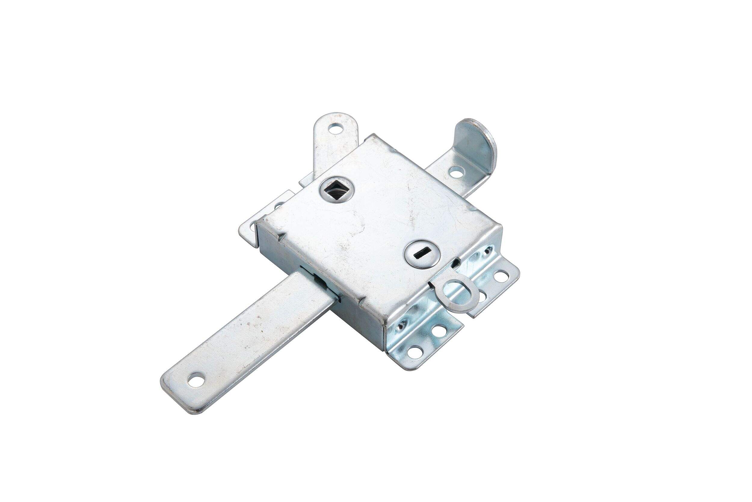 Ideal Security Spring-Loaded Garage Door Side Lock Front_Three_Fourths_Angled_Right