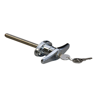 Ideal Security T-Shape Garage Door Replacement Lock, 4-in Front_Angled_Right