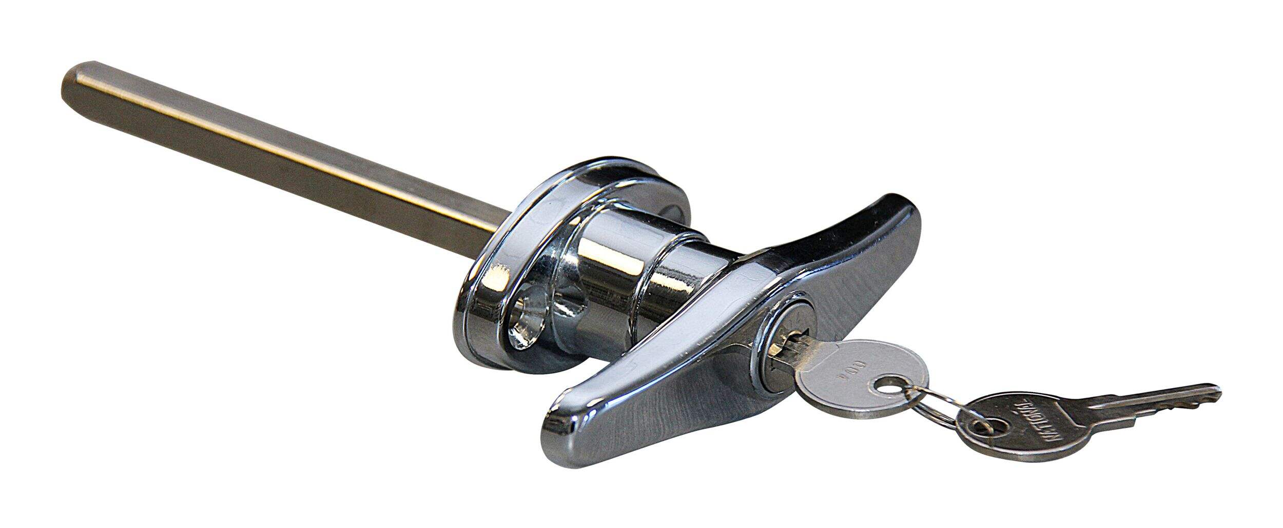 Ideal Security T-Shape Garage Door Replacement Lock, 4-in Front_Angled_Right