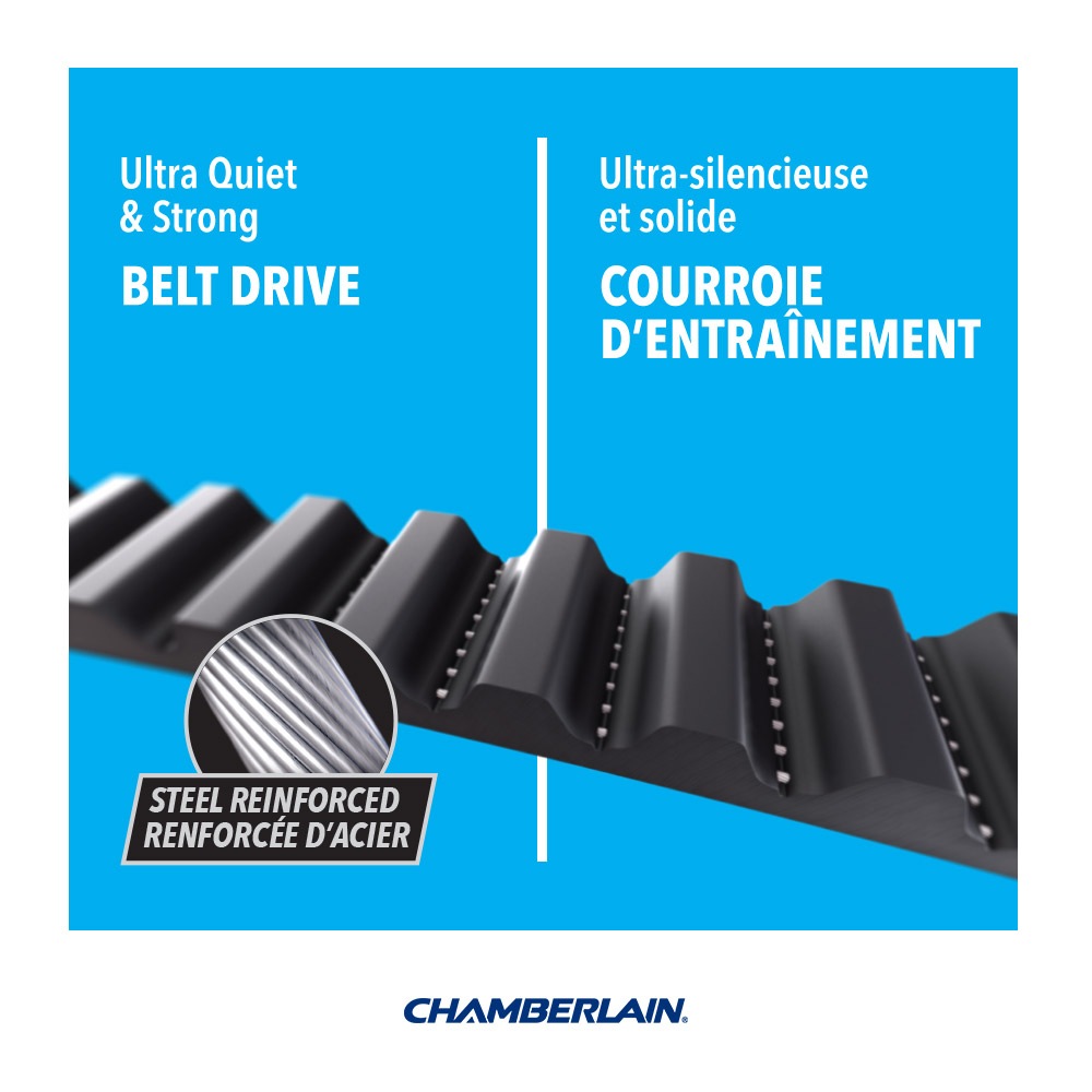 Chamberlain® B970C 11/4HP Ultra Quiet Belt Drive Garage Door Opener