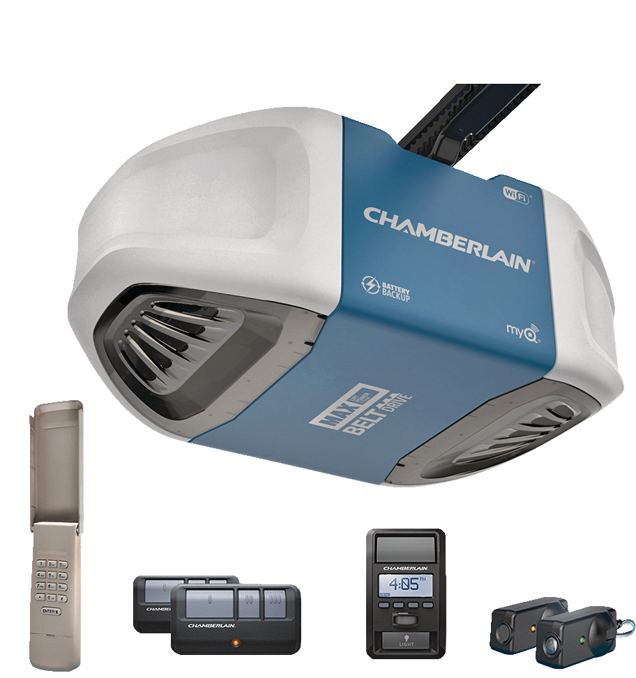 Chamberlain® B970C 11/4HP Ultra Quiet Belt Drive Garage Door Opener