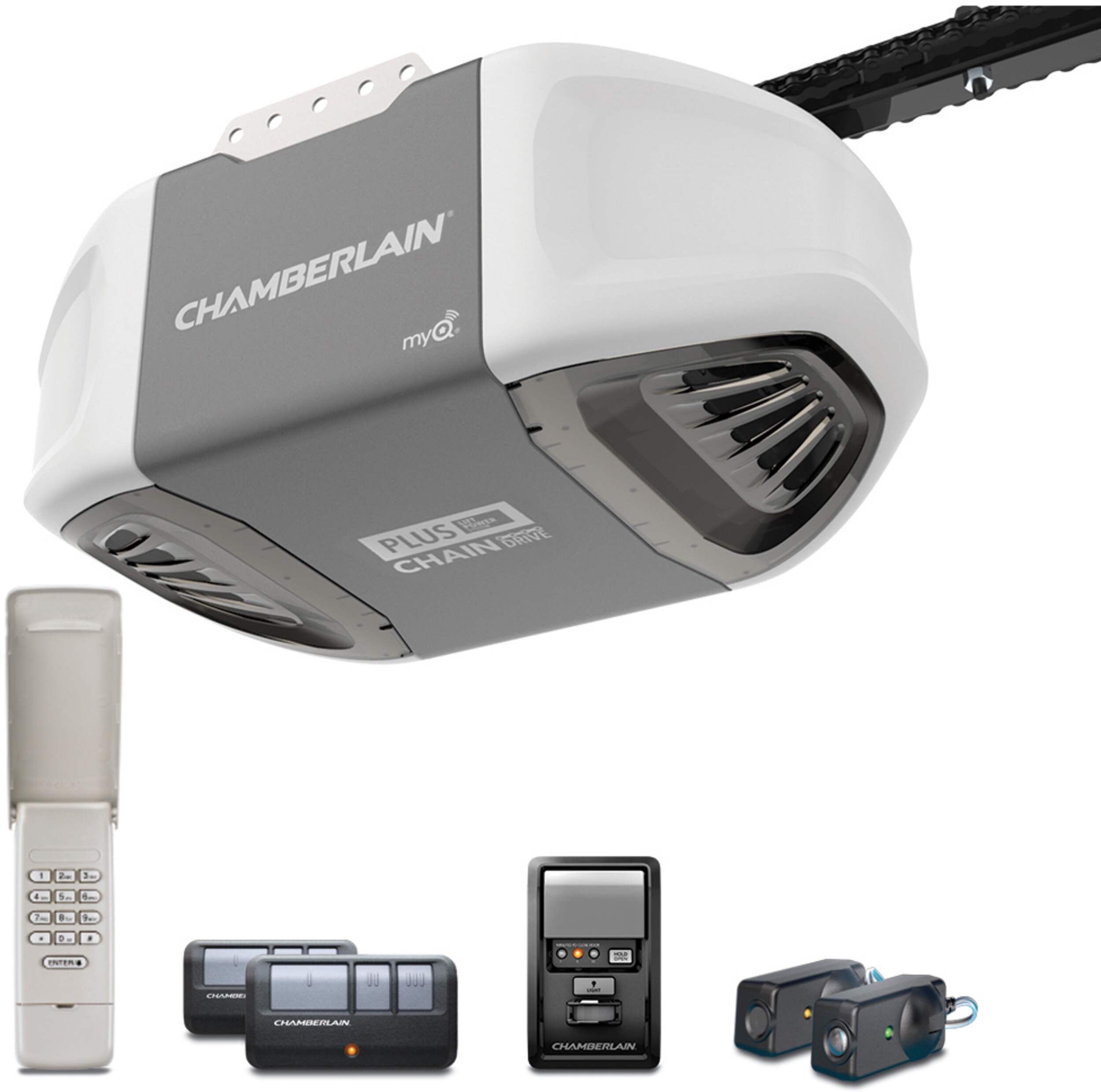 Chamberlain 3/4-HP Chain Garage Door Opener Composite_or_Mixed