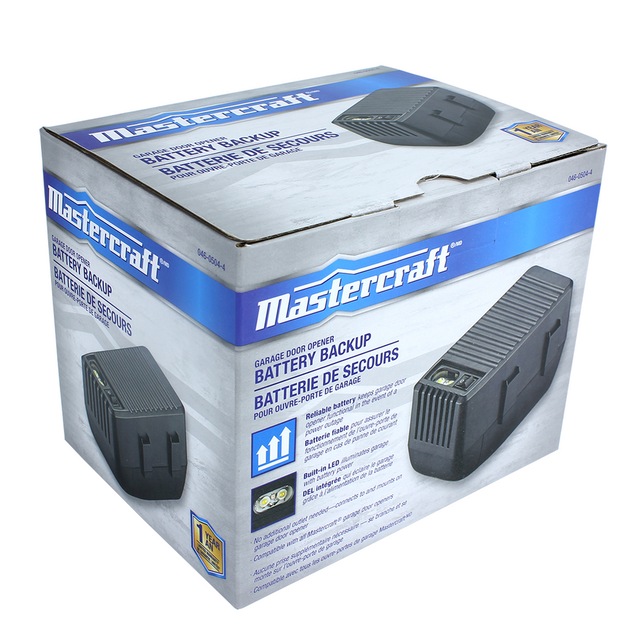 Mastercraft Replacement Battery Backup for Garage Door Openers