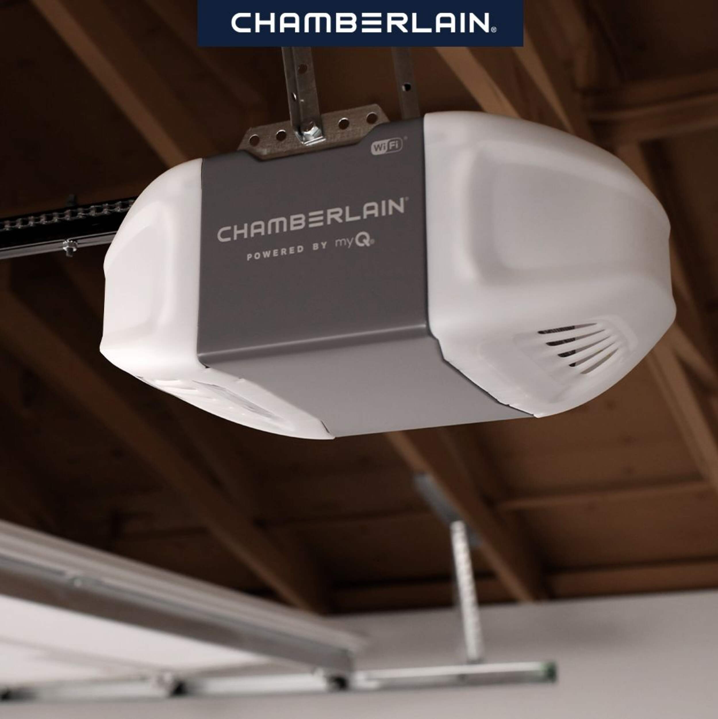 Chamberlain® C2405C 1/2HP Chain Drive Garage Door Opener with WiFi