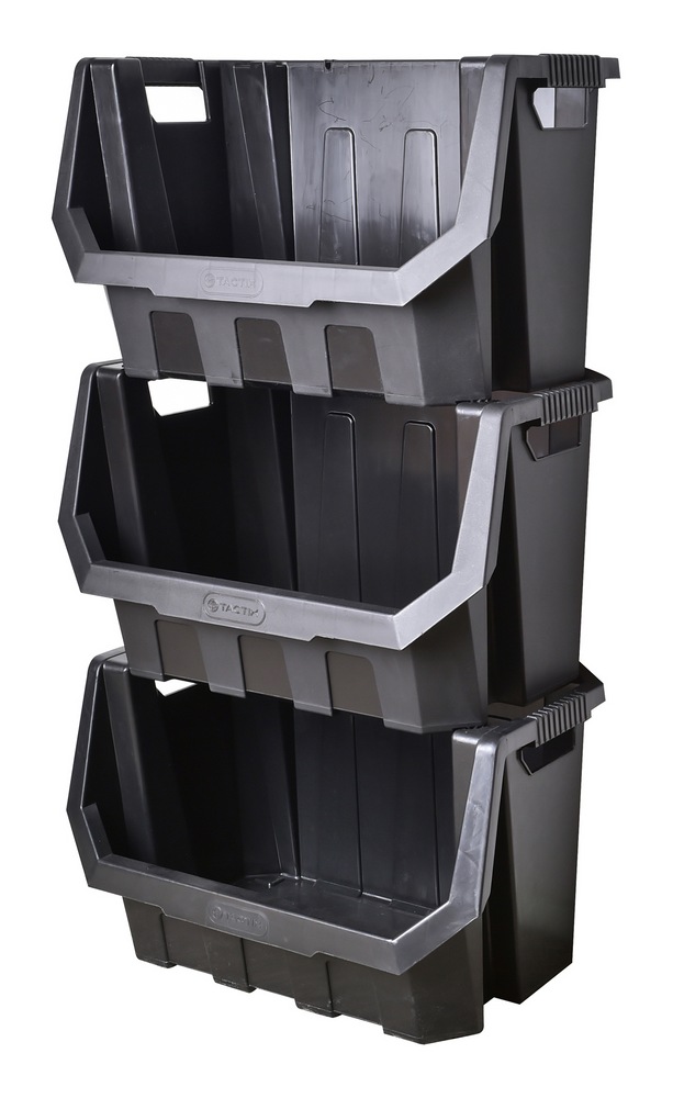 Tactix Wall Mountable Multi-Purpose Stacking Bin, 40-L | Canadian Tire