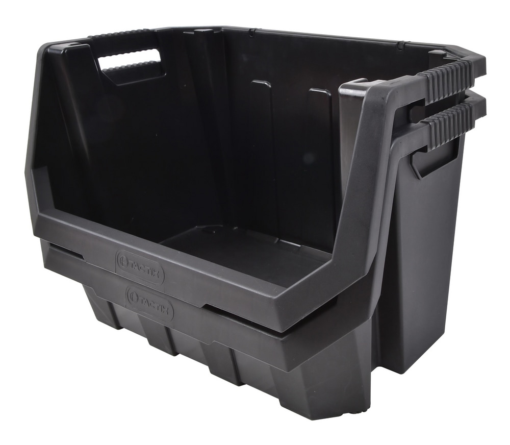 Tactix MultiPurpose Stacking Bin, 40L Canadian Tire