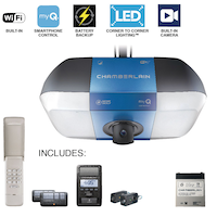Chamberlain® B6765 1-1/4-HP Ultra Quiet Belt Drive Garage Door Opener with Wi-Fi and Built in Camera Composite_or_Mixed