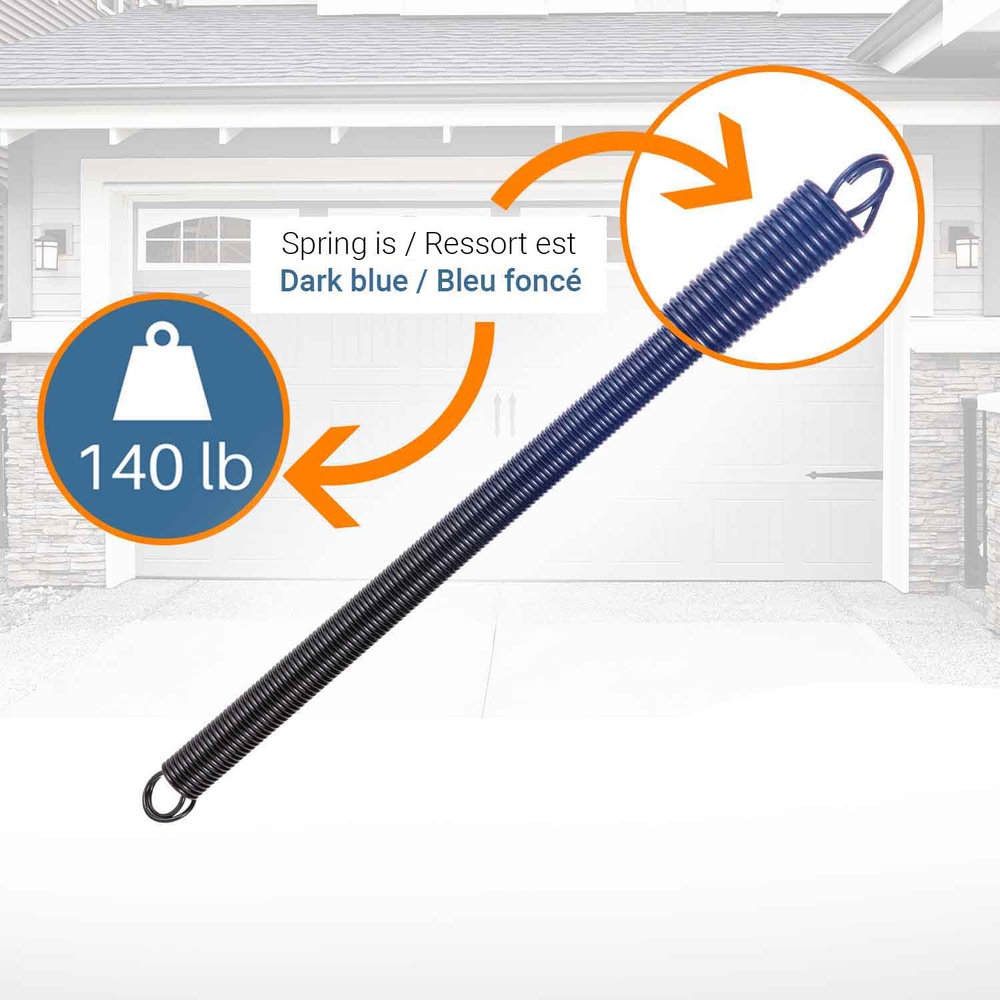 Ideal Security Garage Door Springs and Cables Replacement Kit, Steel