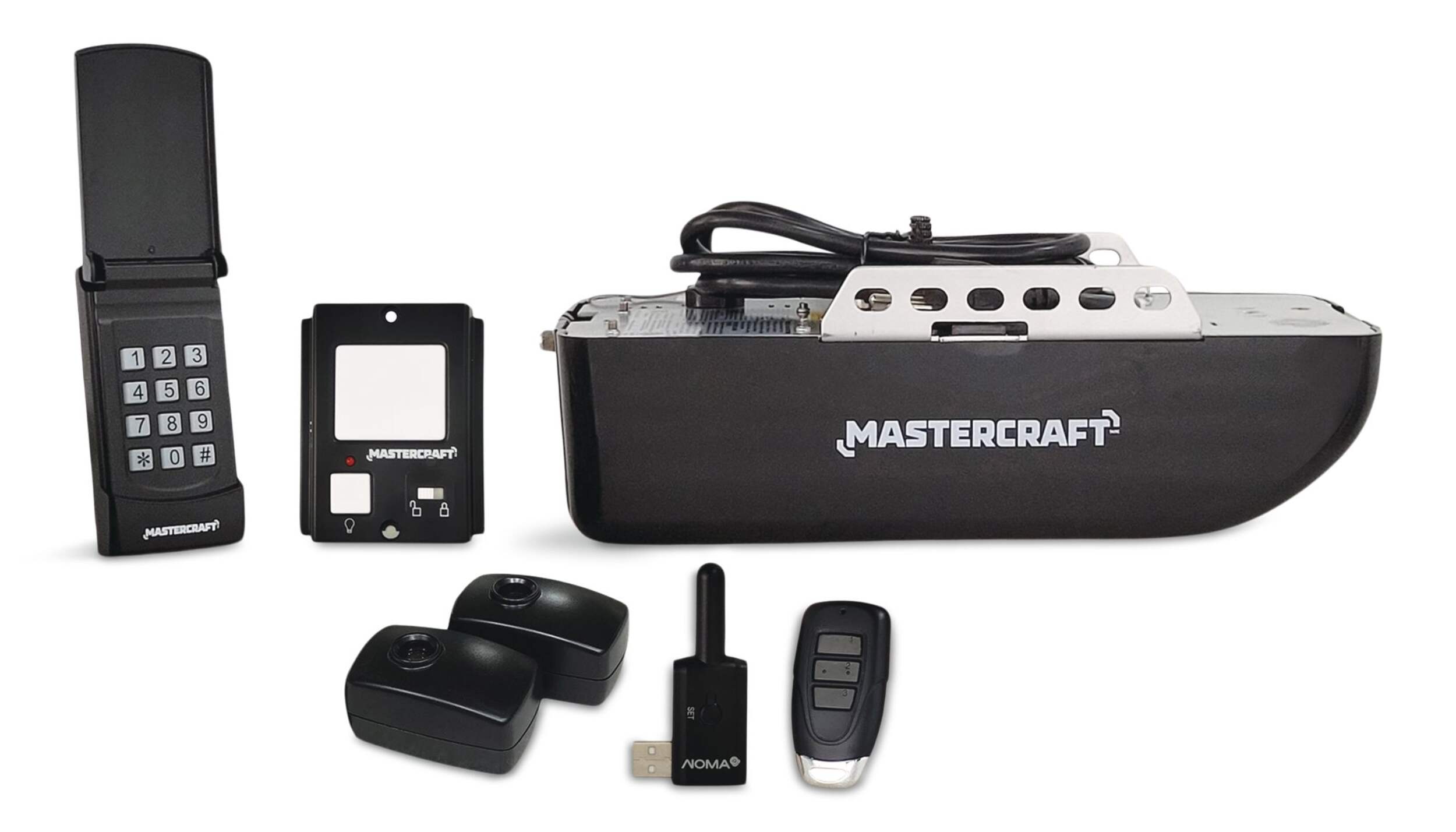 Ouvre-porte de garage à entraînement à chaîne Mastercraft NOMA iQ, 1/2 HP Composite_or_Mixed