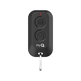 Chamberlain 2-Button Garage Door Opener Keychain Remote, Black Front_Flat