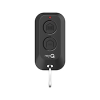 Chamberlain 2-Button Garage Door Opener Keychain Remote, Black Front_Flat