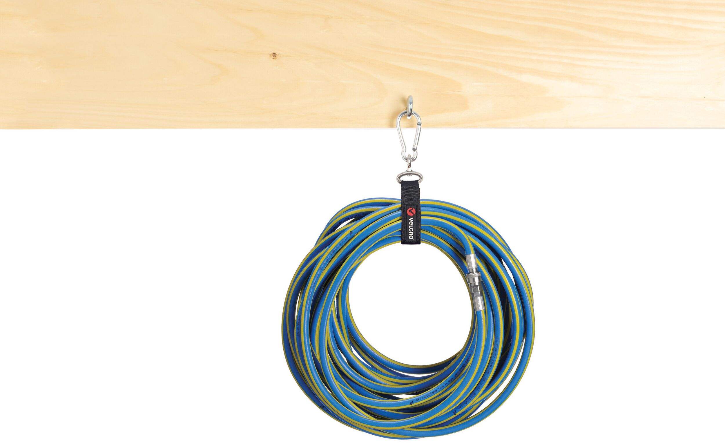 Velcro Easy Hang Heavy Duty Storage Strap with Carabiner Clip, Small