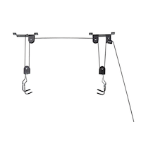 Mastercraft Ceiling Mount Pulley System Bike Lift / Bike Hanger, Up to 23-kgs Front_Flat