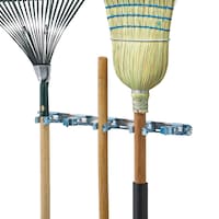 Mastercraft Sliding Broom Holder Storage Bar, 19.5 x 3.75 x 1.25-in