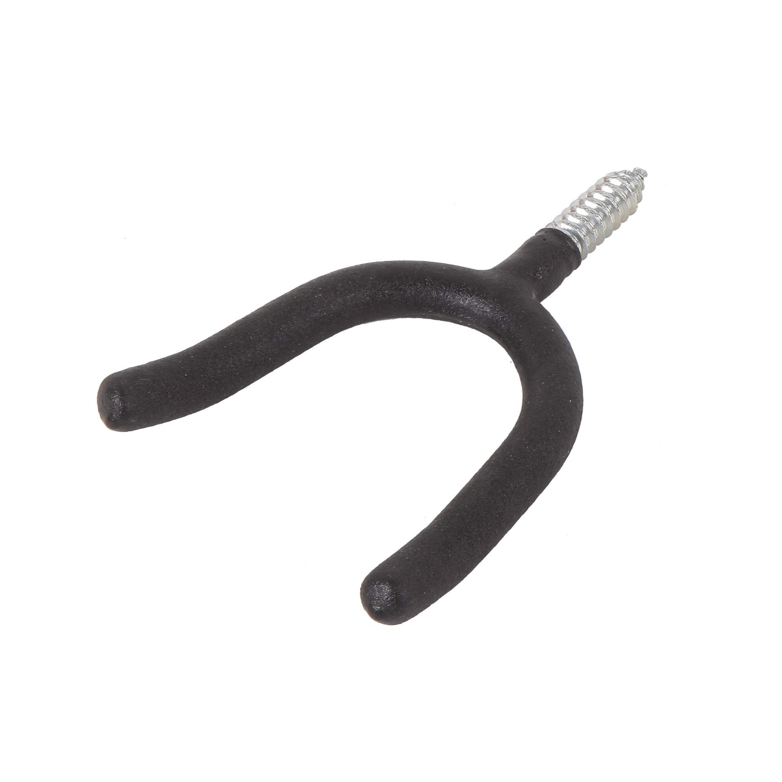 Mastercraft Screw Mount Tool Storage Hook, 5.25 x 3 x 0.5-in, Up to 22.5-kgs Front_Three_Fourths_Angled_Left