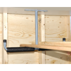 Rangement de plafond et supports pour garage : supports et crochets