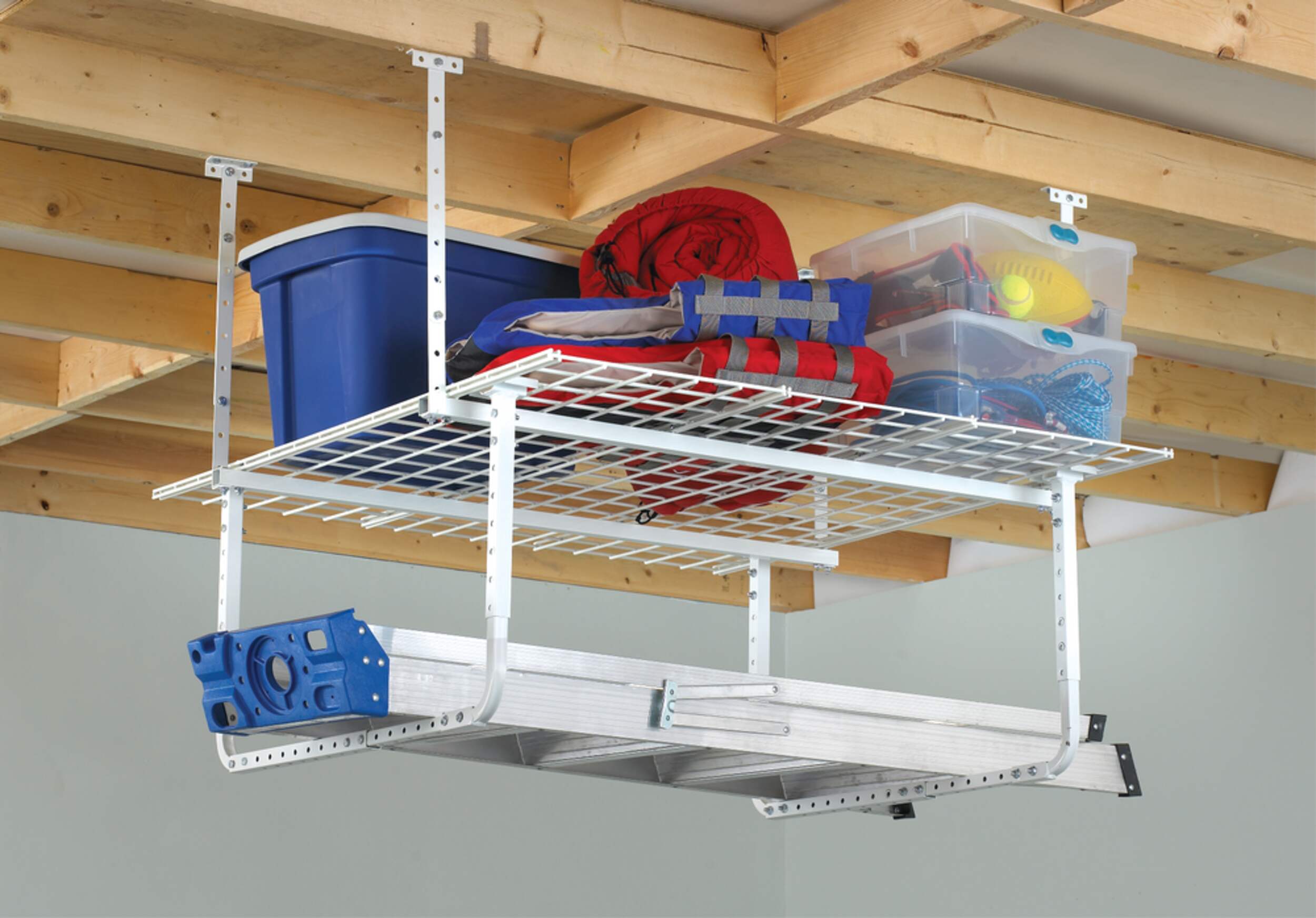 Mastercraft Adjustable Ceiling Storage Rack, 45 x 45in Canadian Tire