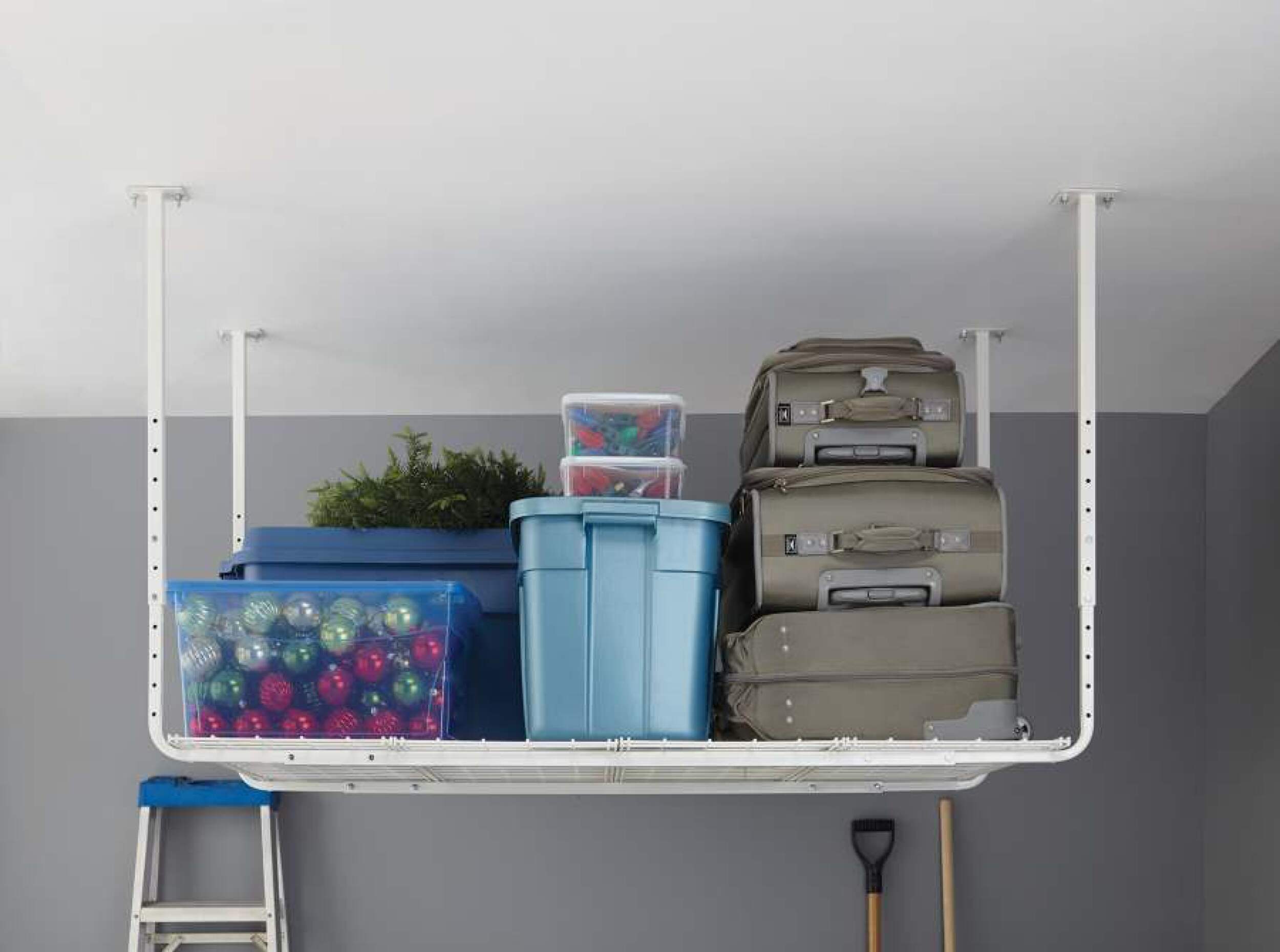 Mastercraft Adjustable Heavy Duty Steel Ceiling Storage Rack, 60 x 45