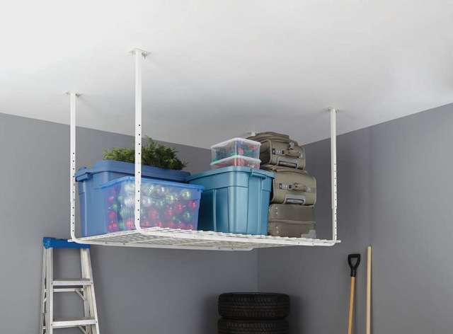 Mastercraft Adjustable Heavy Duty Steel Ceiling Storage Rack, 60 x 45 ...