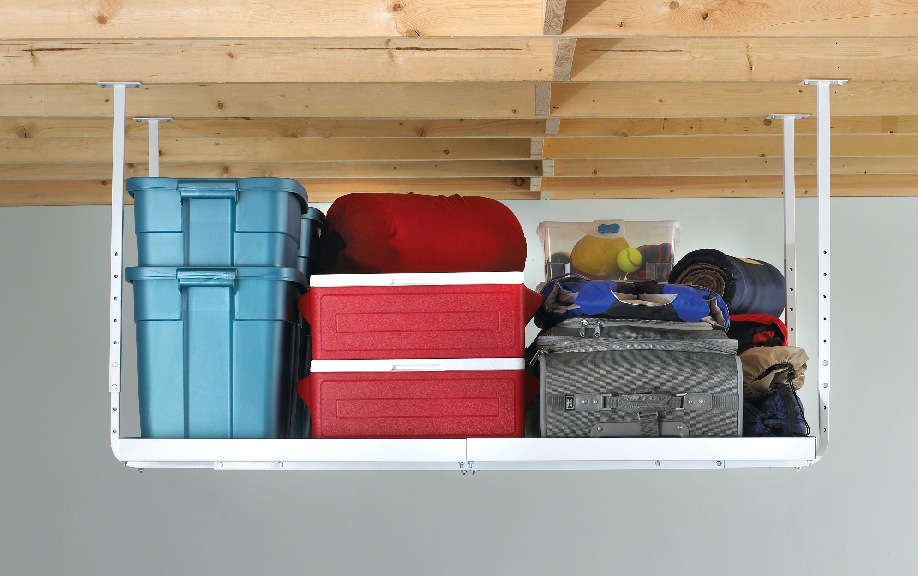 Mastercraft Adjustable Heavy Duty Steel Ceiling Storage Rack, 60 x 45in Canadian Tire