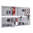 G.Core 18-Pack Pegboard Hooks Assortment, 1/8 1/4 Peg Board Wall  Organizers for Garage Craft Room 
