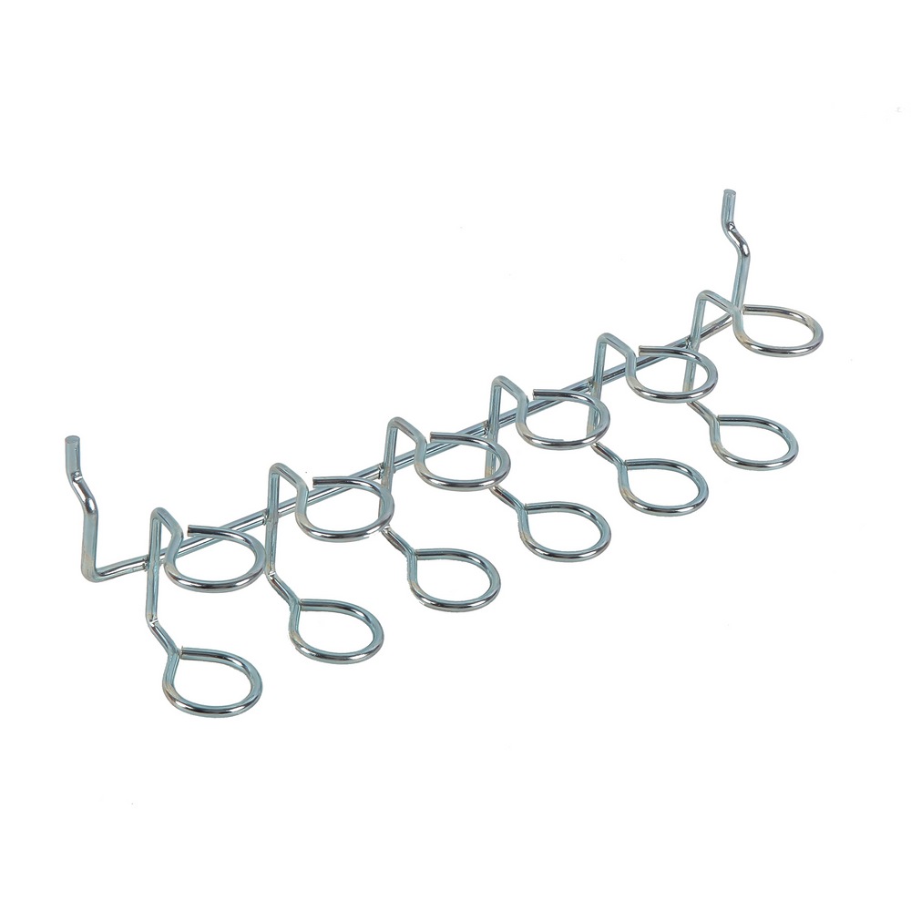 Mastercraft Wall Mount Steel Tool Holder fits 1/8in & 1/4in Pegboards