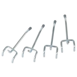Mastercraft 2-in Peg Hooks, fits 1/8-in & 1/4-in Pegboards, 4-pk Overhead_Plunge