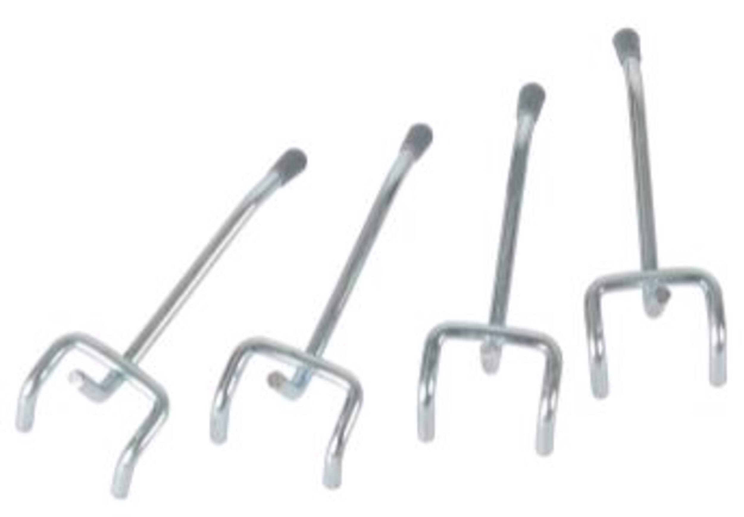 Mastercraft 2-in Peg Hooks, fits 1/8-in & 1/4-in Pegboards, 4-pk Overhead_Plunge