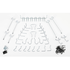 Mastercraft Peg Hook Kit, fits 1/8-in & 1/4-in Pegboards, 20-pc