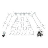 Mastercraft Peg Hook Kit, fits 1/8-in & 1/4-in Pegboards, 35-pc Composite_or_Mixed