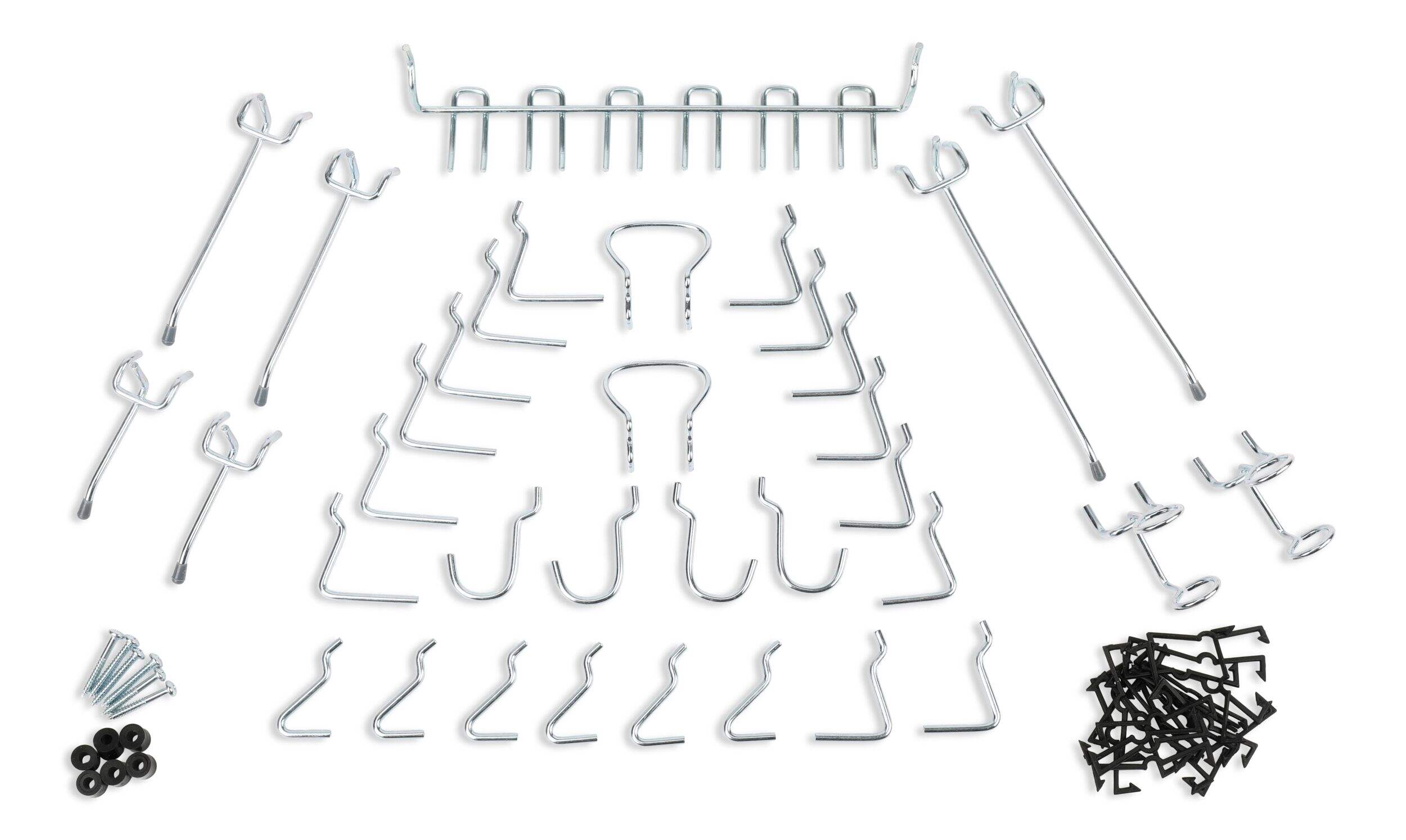 Crochets Mastercraft pour panneaux perforés de 0,32 cm (1/8 po) et 0,64 cm (1/4 po), paq. 35 Composite_or_Mixed