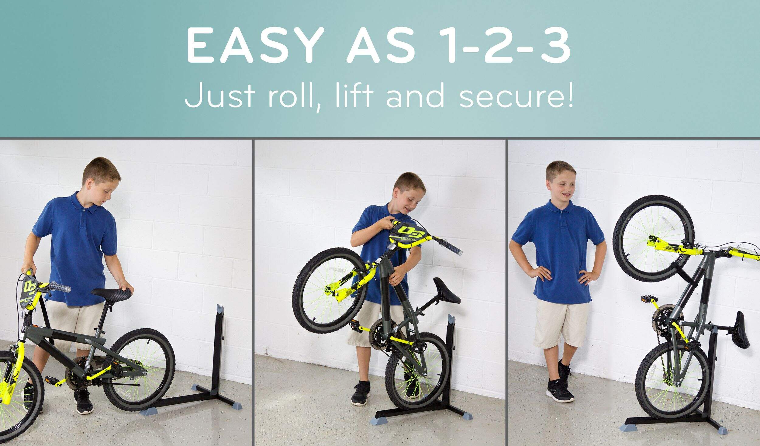 Bike Nook Portable Freestanding Vertical Bike Rack / Bike Stand