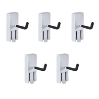 Mastercraft MOD Everyday Wall Hook, 15-lb Load Capacity, 5-pc Front_Three_Fourths_Angled_Right