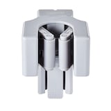 Mastercraft MOD Broom Holder / Hanger, Holds up to 1-in Diameter, Wall Mount Front_Elevated