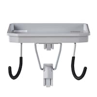Mastercraft MOD Horizontal Bike Storage Rack / Hanger with Shelf, 50-lb Load Capacity, Wall Mount Front_Elevated