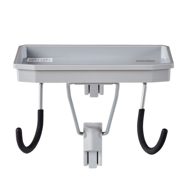 Mastercraft MOD Horizontal Bike Storage Rack / Hanger with Shelf, 50lb