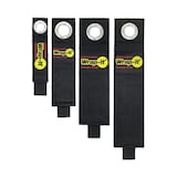 Wrap-It Heavy-Duty™ Hook & Loop Storage Straps, Small, 4-pk Front_Flat