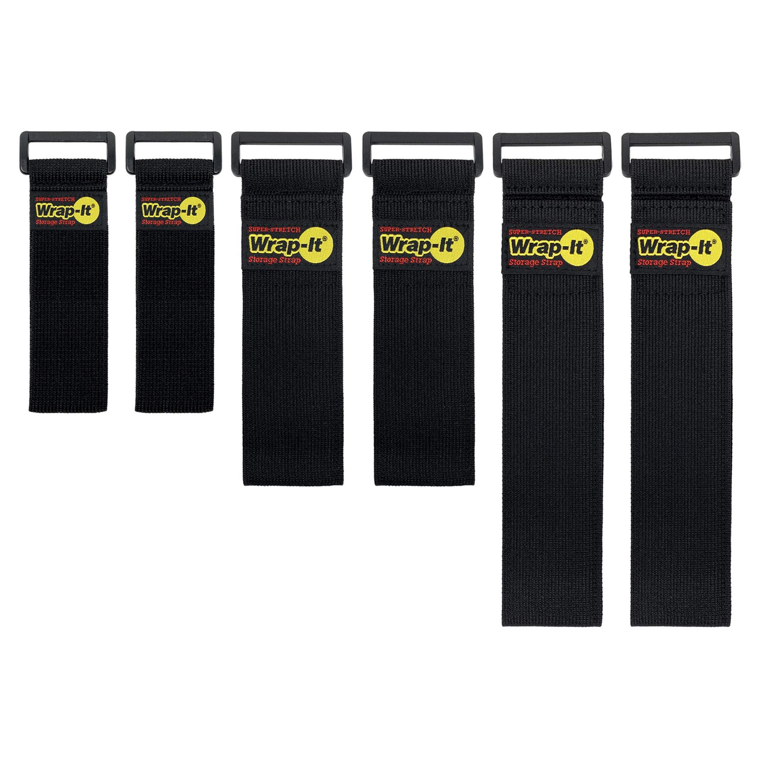 Wrap-it Super Stretch Multi-Purpose Storage Cords, 6-pk Front_Flat