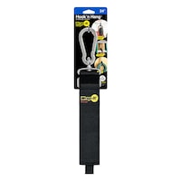 Wrap-It Hook 'n Hang™ Cinch Storage Strap with Carabiner Hook, Large Front_Flat