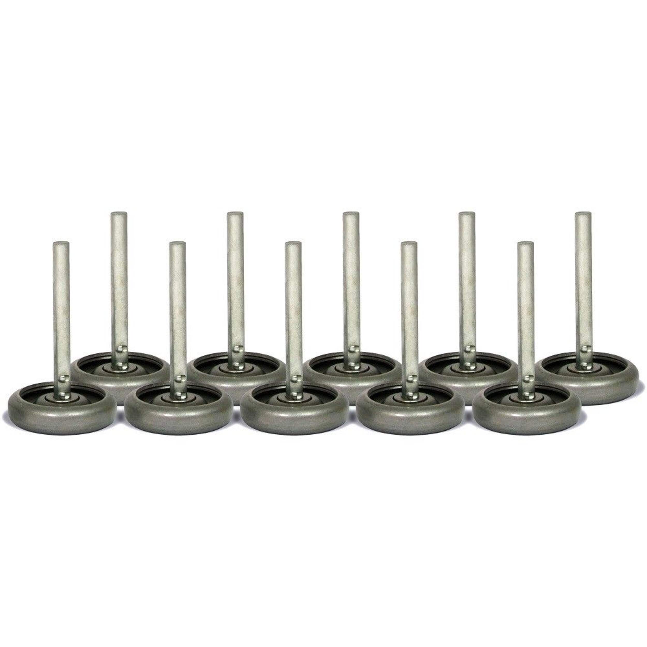 Ideal Security OEM Replacement Steel Garage Door Rollers, 10-pk Front_Elevated