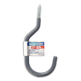 Mastercraft Screw Mount Vinyl-Coated Bike Hook / Bike Hanger, Up to 9-kgs Front_Flat
