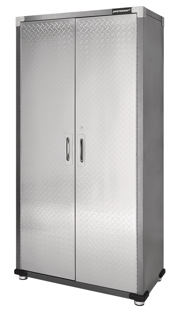 Mastercraft 2Door Tall with 3 Adjustable Shelves, Diamond Series, 36 x 18 x 72in