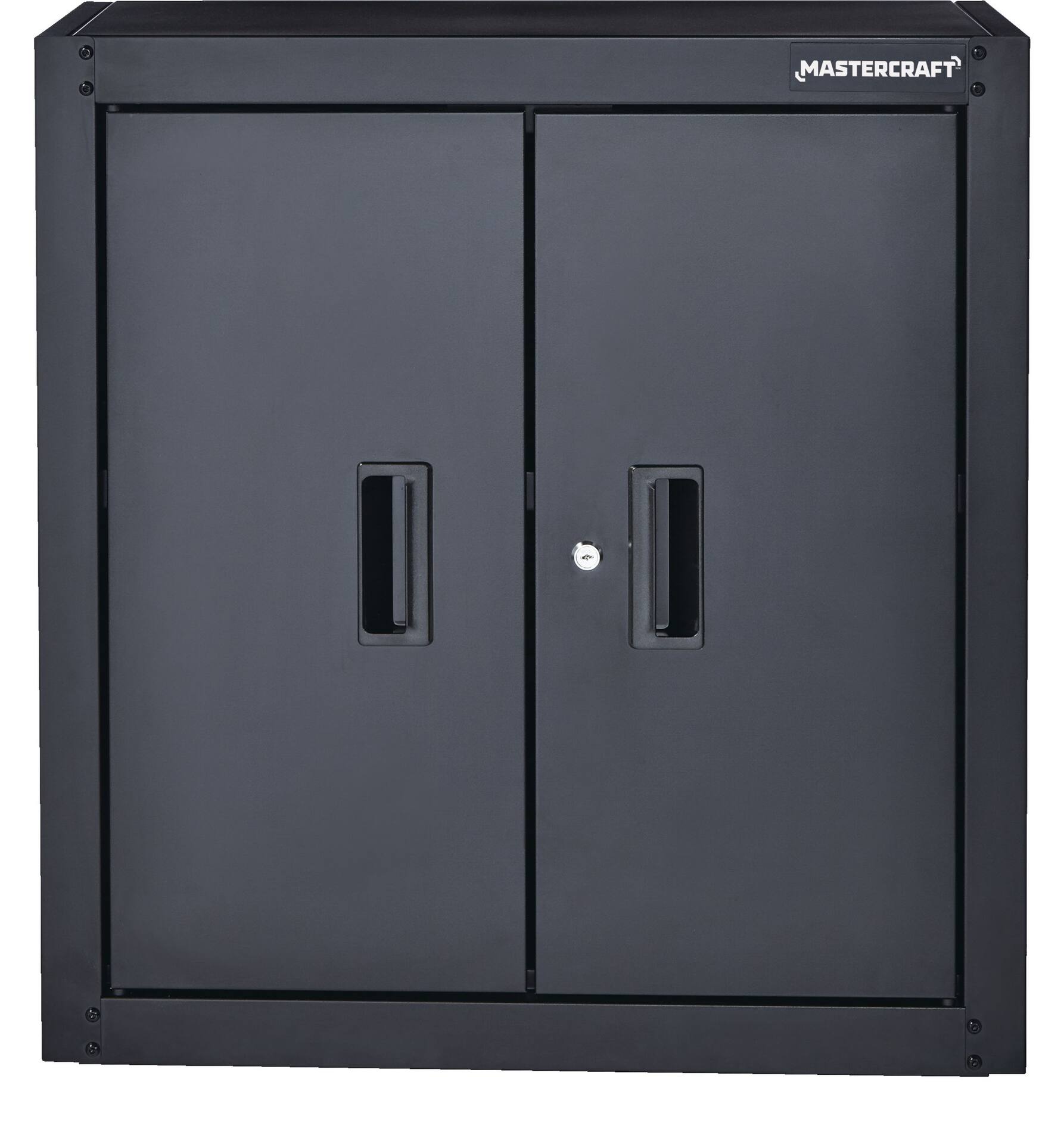 Mastercraft 2 Door Wall Cabinet Black Series 28 x 12 x 29.5 in Canadian Tire