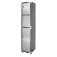 Mastercraft 15" Diamond Series Tall 3-Shelf Locker, 15 x 18 x 72-in Front_Three_Fourths_Angled_Left