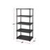 Mastercraft 5-Shelf Resin/ Plastic Storage Rack/ Shelving Unit, 36 x 24 x 72-in Front_Angled_Left