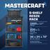 Mastercraft 5-Shelf Resin/ Plastic Storage Rack/ Shelving Unit, 36 x 24 x 72-in Front_Flat