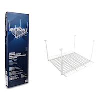 Mastercraft Adjustable Ceiling Storage Rack, 45 x 45-in Composite_or_Mixed