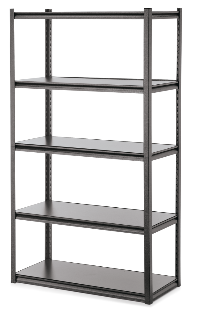 Mastercraft Adjustable 5Shelf Metal & Wood Storage Rack / Shelving